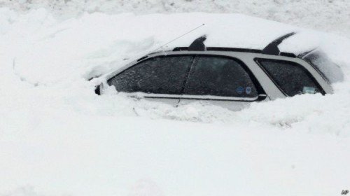 Некоторым пришлось провести около полутора суток в застрявших в снегу машинах 
