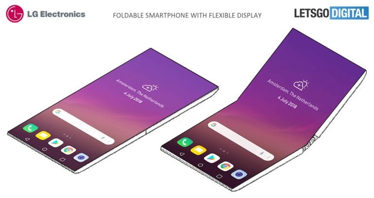 LG запатентовала смартфон со сгибаемым дисплеем