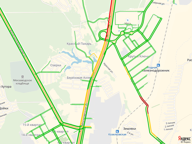 Карта рубежное самара