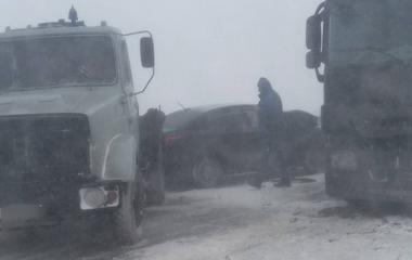 Крупное ДТП в Исаклинском районе: столкнулись 7 автомобилей