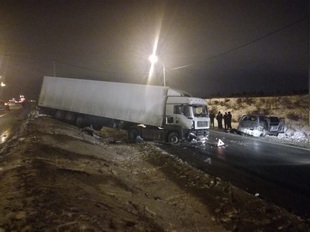 ДТП с грузовиком произошло на автодороге М-5 "Урал"