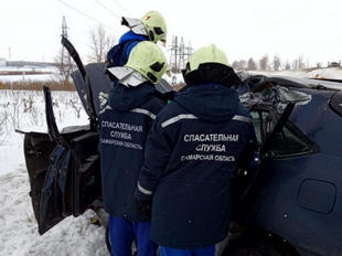 ДТП с Камазом произошло в районе п. Просвет