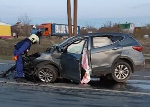 В районе п. Самарский погиб водитель, врезавшись в столб