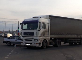В Тольятти МАН столкнулся на встречке с Daewoo