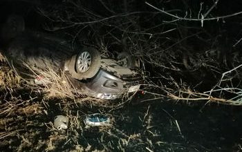 В Волжском районе водитель в состоянии алкогольного опьянения съехал в кювет
