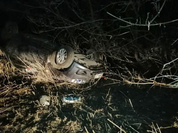 В Волжском районе водитель в состоянии алкогольного опьянения съехал в кювет