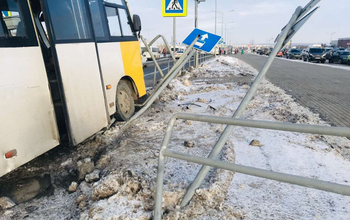 В Самаре, на Московском шоссе, произошло ДТП с пассажирским автобусом