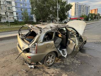ДТП на ул. Солнечной в Самаре: водитель "Лады Калины" не справился с управлением