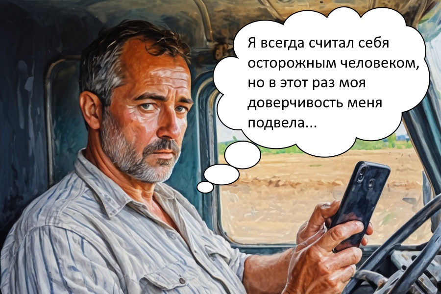 Телефонные мошенники обманули тракториста на 1,5 миллиона