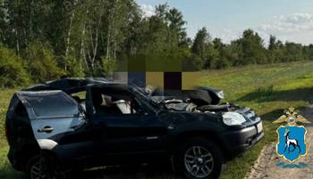 В Красноярском районе произошло ДТП с участием автомобилей Volvo и Chevrolet Niva