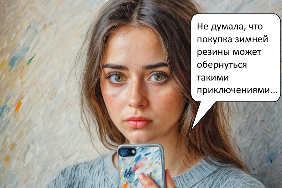 Как начинающая автоледи из Самары попалась на уловки мошенников при покупке зимней резины