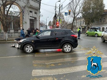 Наезд на женщину в Самаре: сотрудники полиции выясняют обстоятельства ДТП