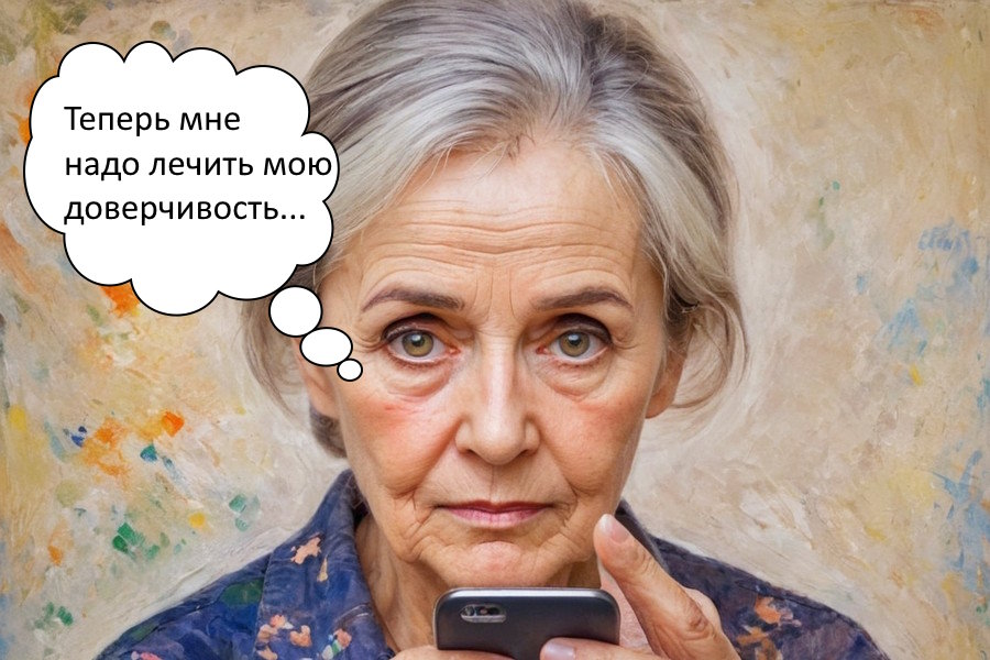 Бабушка лишилась 50 тыс. руб. и получила в подарок новый жизненный девиз: "Доверяй, но проверяй!"