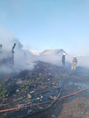 Пожар в Волжском районе Самарской области унес жизнь человека
