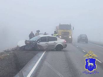В Волжском районе сотрудники ГИБДД расследуют ДТП с участием Renault Mégane и Audi A6