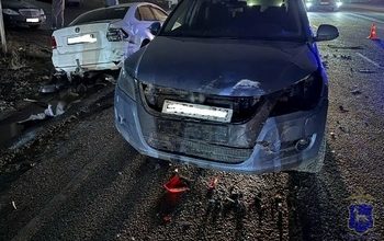 Масштабное ДТП в Самаре: четыре автомобиля столкнулись на Ракитовском шоссе