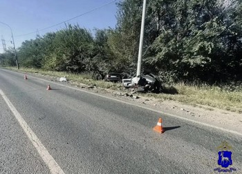 Наезд на световую опору стал фатальным для жителя Самарской области