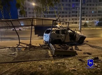 Остановка «Метро Алабинская» внезапно стала финишем для нетрезвого лихача